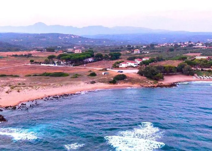 아파트호텔 Romanos Beach Villas Romanos (Messenia)